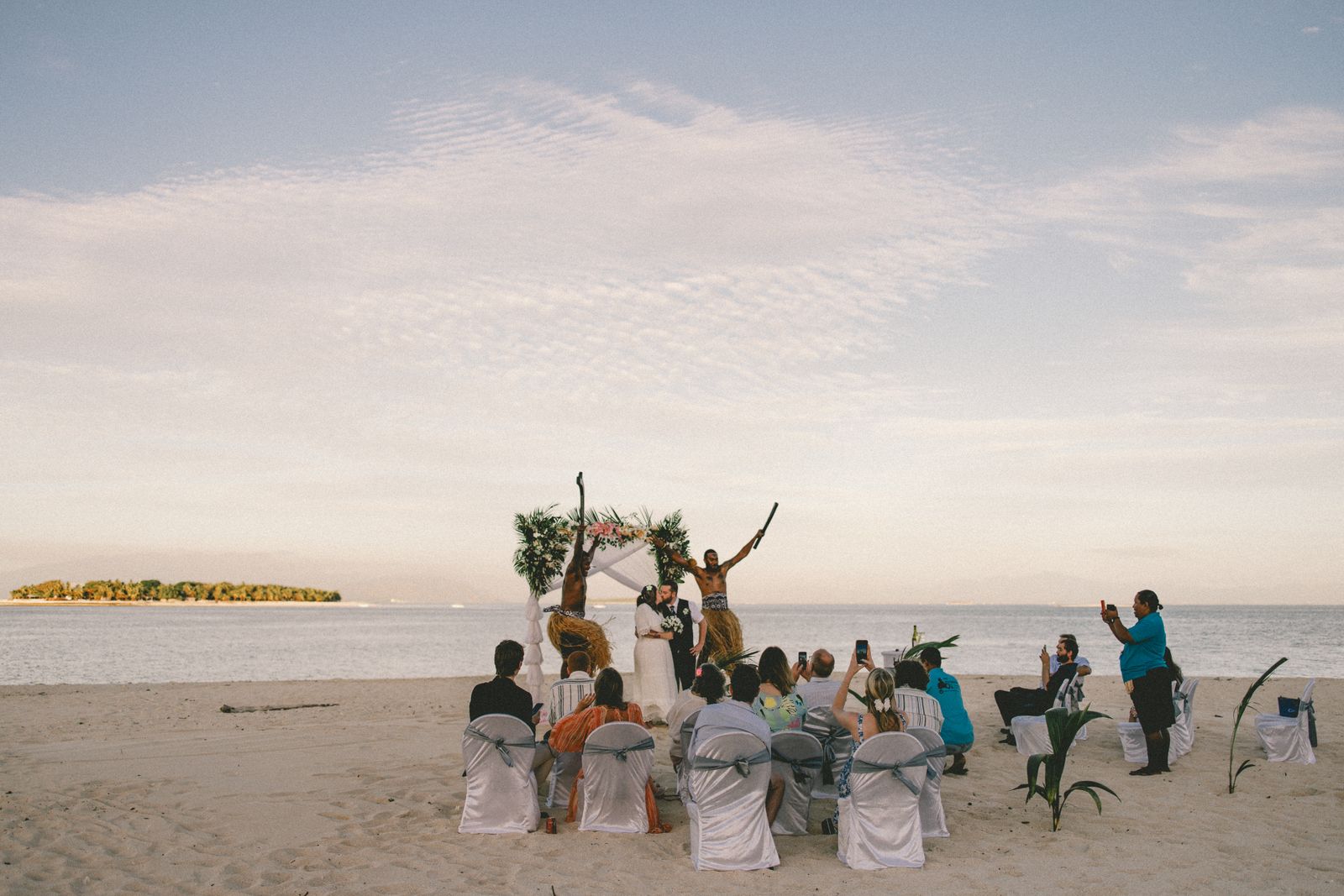 Ceremony by the ocean