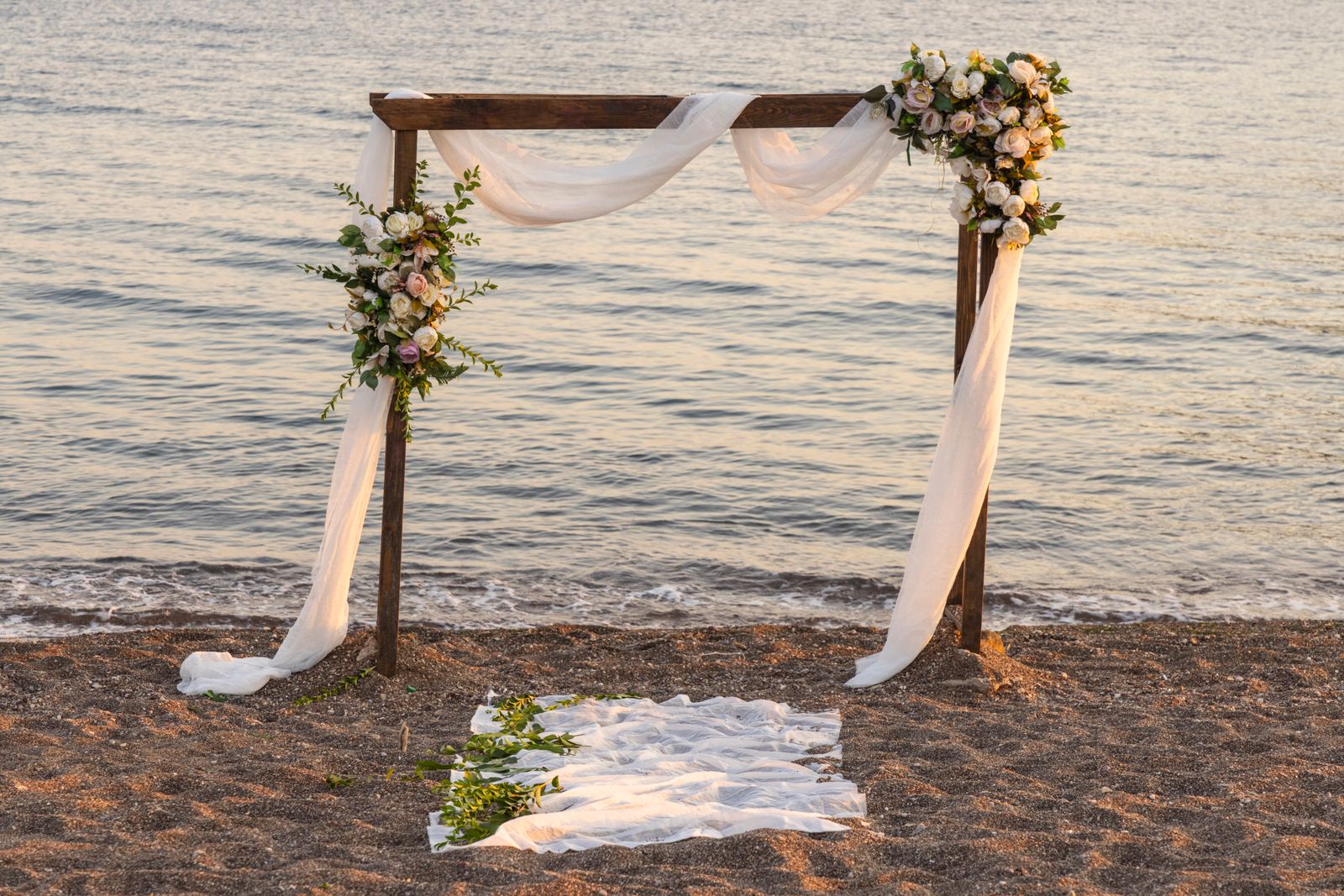 North Beach ceremony arch